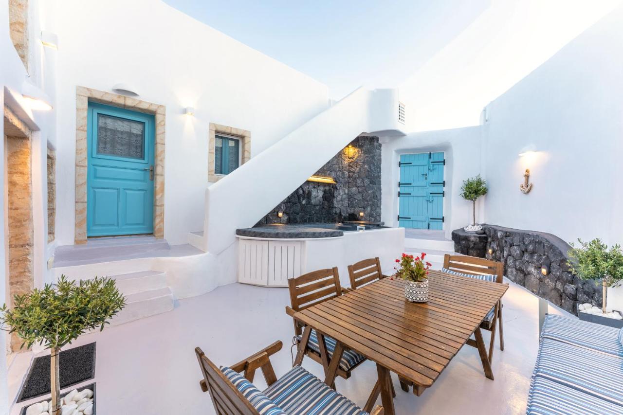 Вилла Kalamia Cave House Пиргос Экстерьер фото